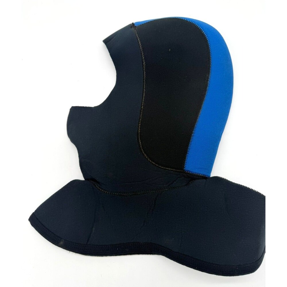 Vintage Deep See Hawaii Neoprene Scuba Dive Wetsuit Hood - Blue/Black - Medium - Picture 3 of 6